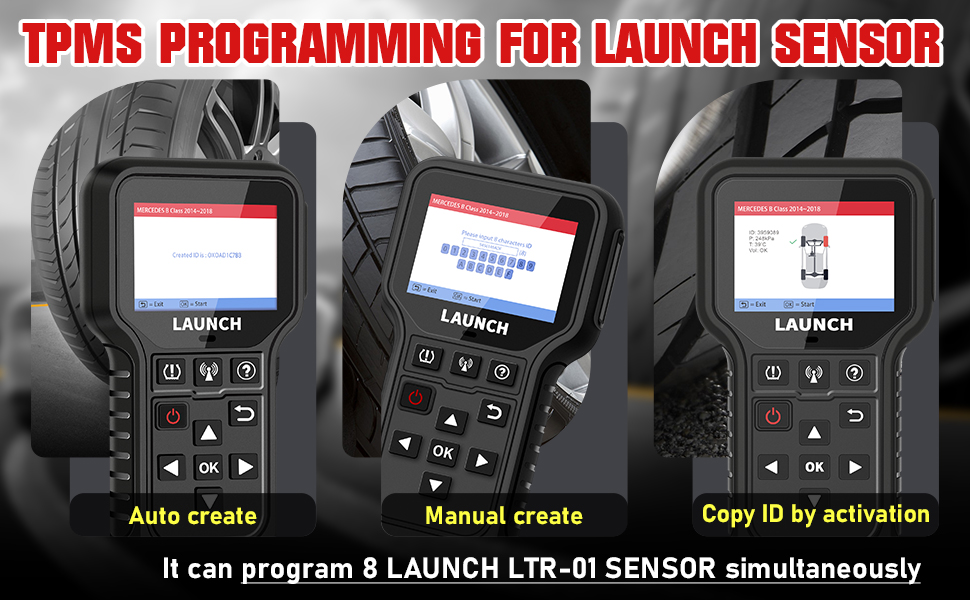 launch crt5011E TPMS Programming FOR LAUNCH SENSOR